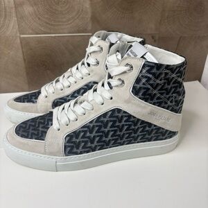 Zadig & Voltarie High Flash Monogram Sneakers Leather EU 40
0267